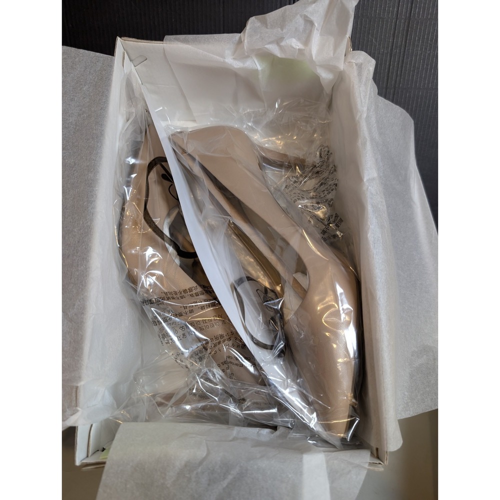 Michael Kors Womens Dorothy Flex Pump Neutral Leather Size 7 M New Box - Picture 15 of 16